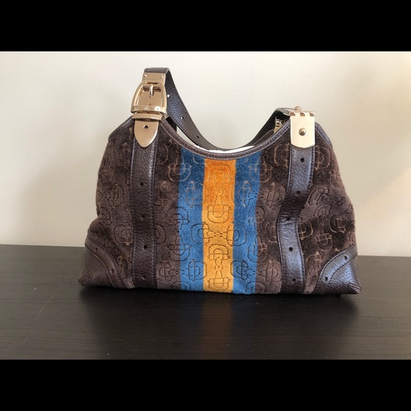 Gucci Handbags - Gucci suede bag - like new authentic